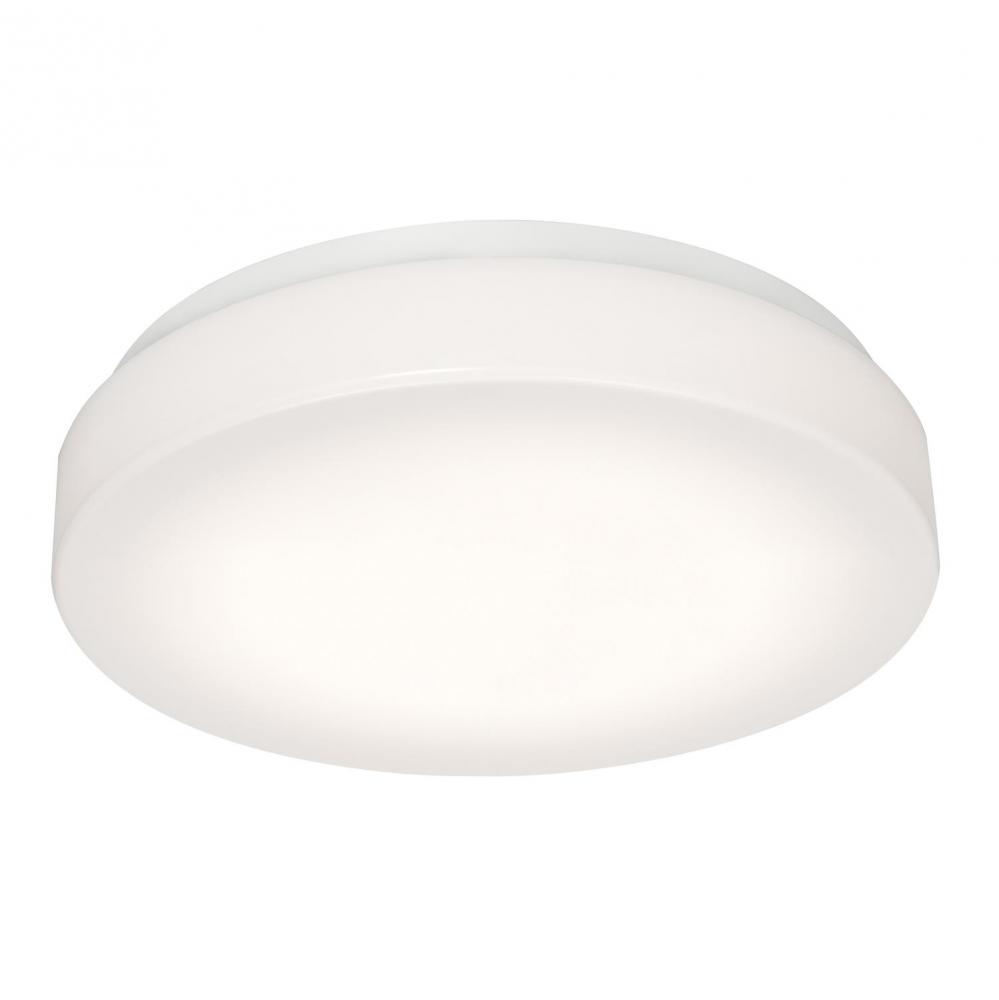 Cirrus 14'' LED Flush,120V 5AJ CCT,Batt