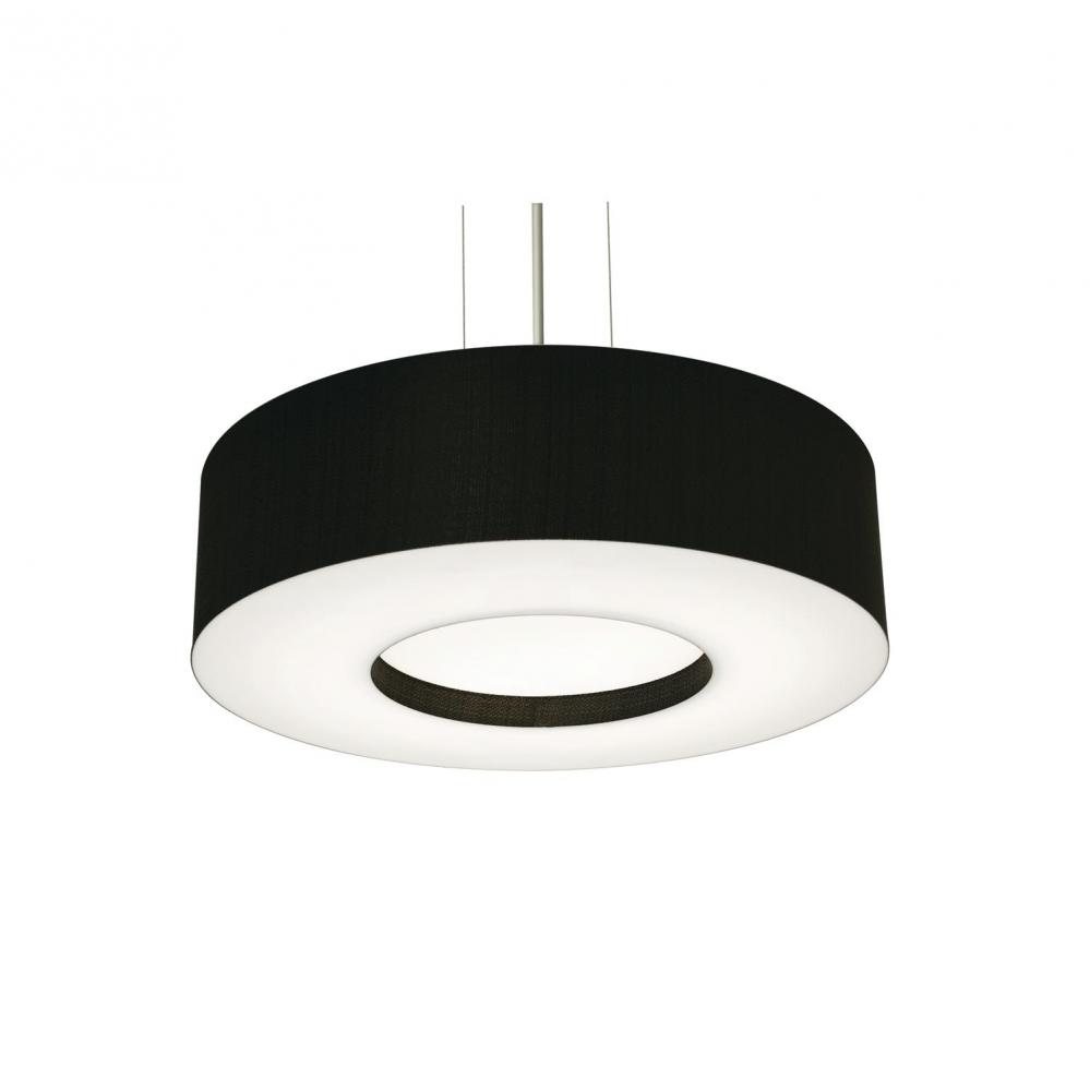 Montclair 19'' Med Base Pendant - SN w/ BK