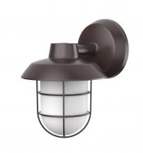 AFX Lighting, Inc. ODEW0709LAJENBZ - Odell 9'' Outdoor LED Sconce 12W 120V 3CCT BZ