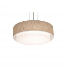 AFX Lighting, Inc. SAP1824MBBK-JT - Sanibel 18'' Med Base Pendant - BK and JT