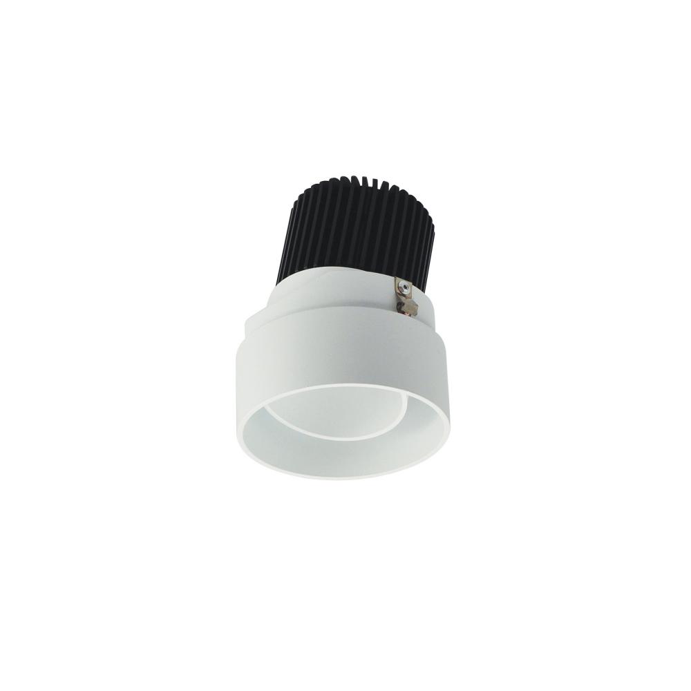 2" Iolite LED Round Trimless Adjustable, 10-Degree Optic, 800lm / 12W, 3500K, Matte Powder White