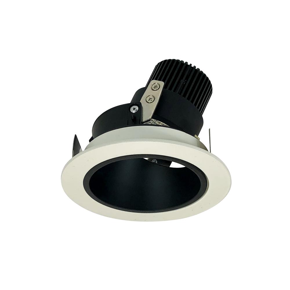 4" Iolite LED Round Adjustable Deep Reflector, 1000lm / 14W, 4000K, Black Reflector / White