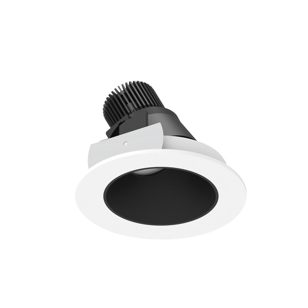 4" Iolite LED Round Adjustable Slot, 10-Degree Optic, 850lm / 12W, 2700K, Black Reflector /