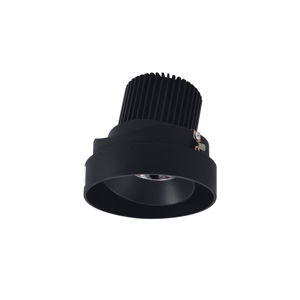 4" Iolite LED Round Trimless Adjustable, 10-Degree Optic, 850lm / 12W, 4000K, Black Adjustable /