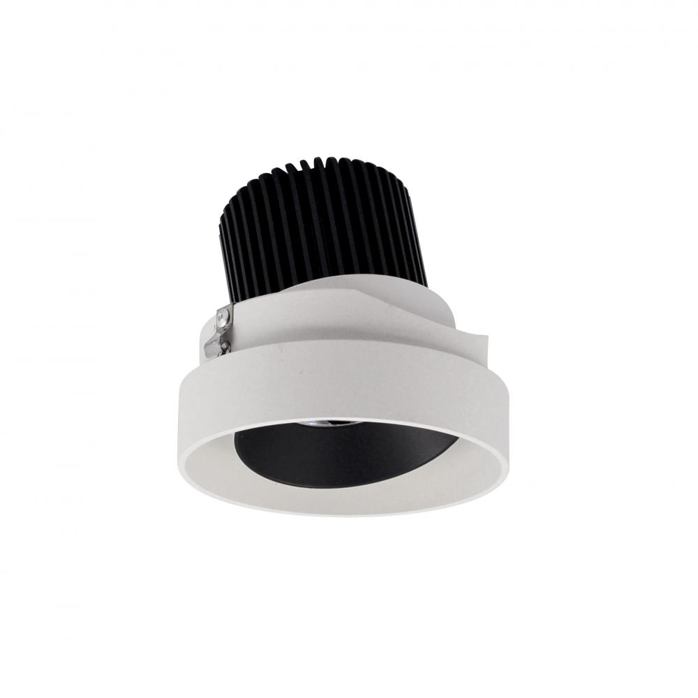 4" Iolite LED Round Trimless Adjustable, 10-Degree Optic, 850lm / 12W, 3500K, Black Adjustable /