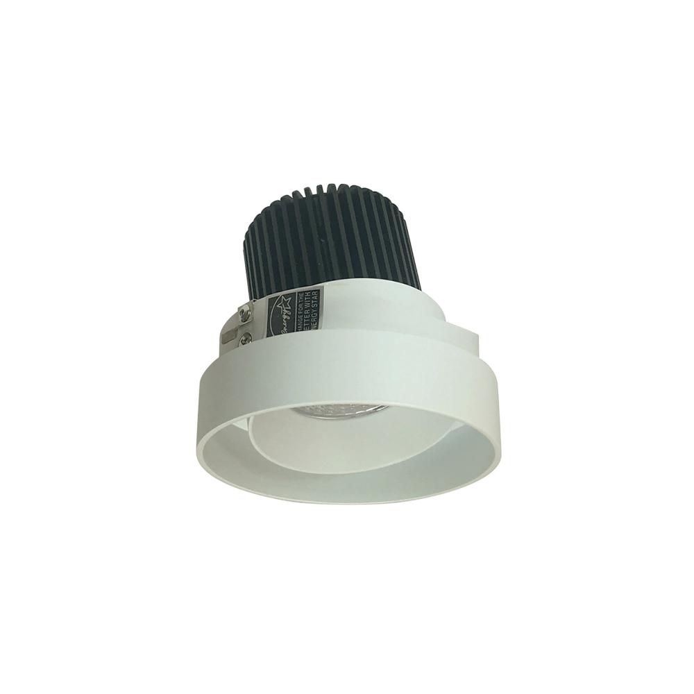 4" Iolite LED Round Trimless Adjustable, 800lm / 14W, Comfort Dim, White Adjustable / White