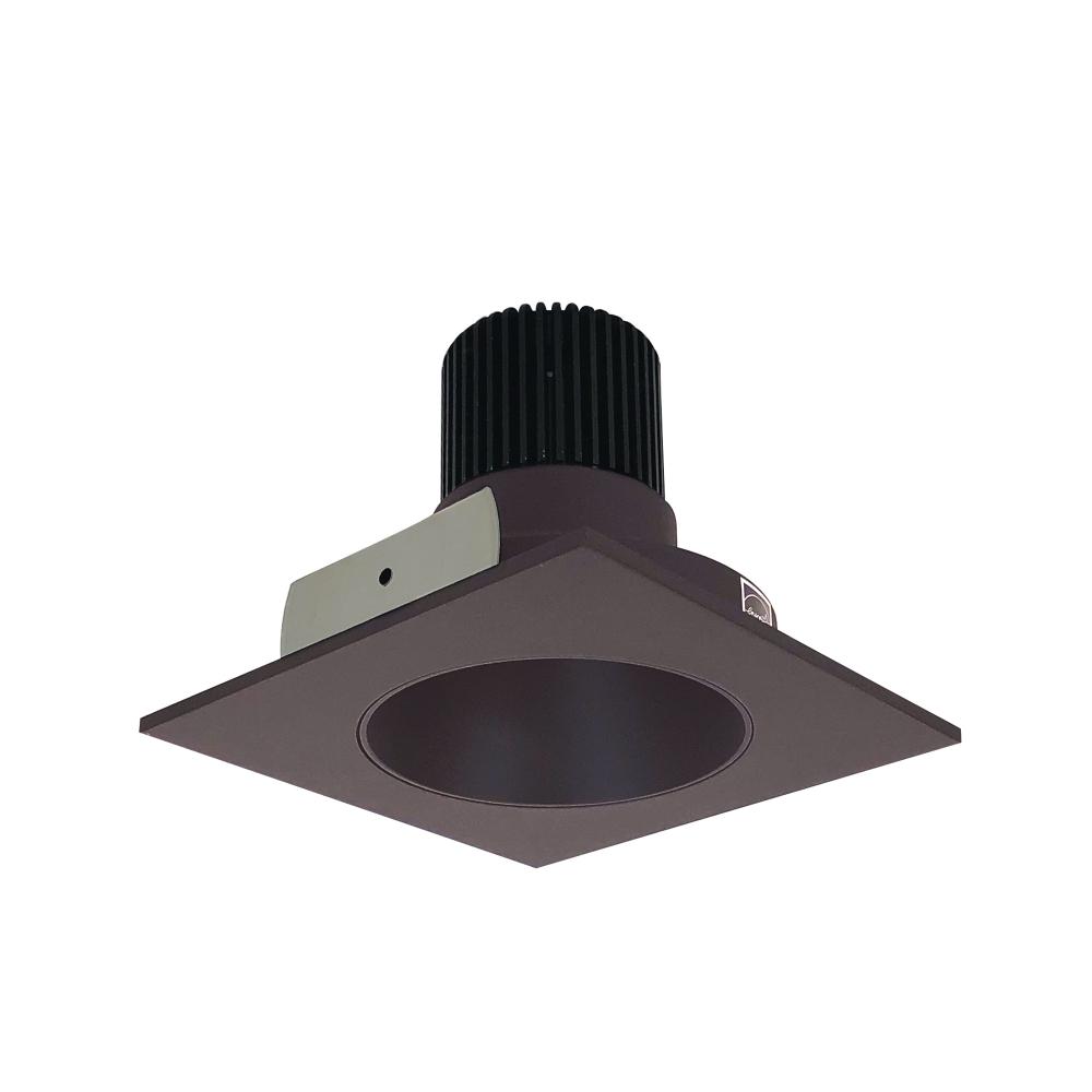 4" Iolite LED Square Reflector with Round Aperture, 1000lm / 14W, 4000K, Bronze Reflector /