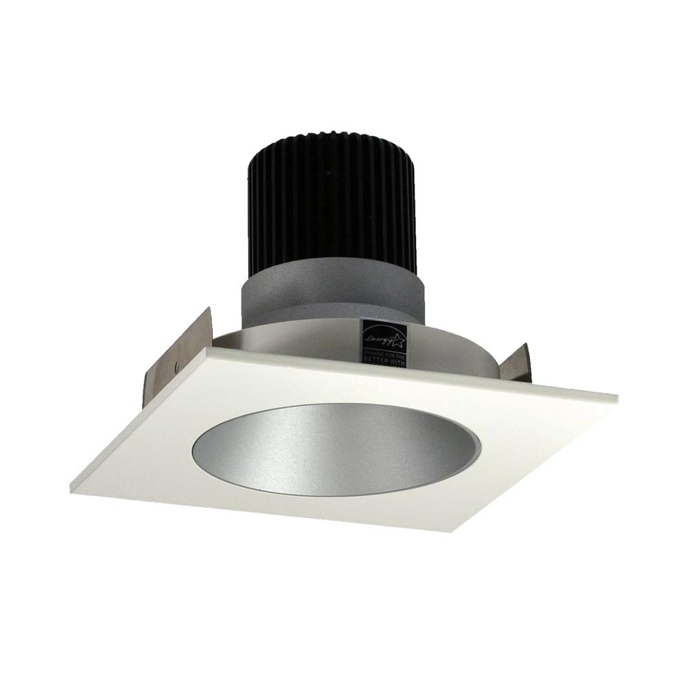 4" Iolite LED Square Reflector with Round Aperture, 10-Degree Optic, 850lm / 12W, 2700K, Haze