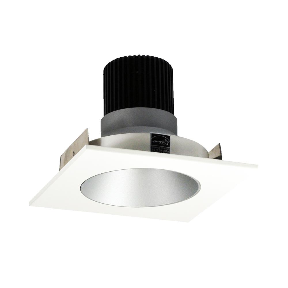 4" Iolite LED Square Reflector with Round Aperture, 10-Degree Optic, 850lm / 12W, 3500K, Haze