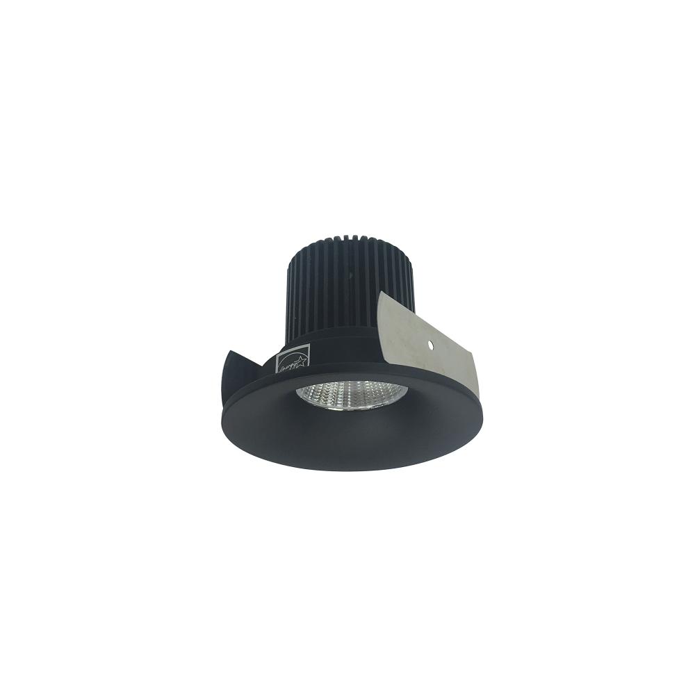 2" Iolite LED Round Bullnose, 1000lm / 14W, 3500K, Black Finish