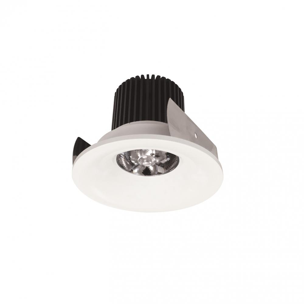 2" Iolite LED Round Bullnose, 10-Degree Optic, 850lm / 12W, 4000K, White Finish