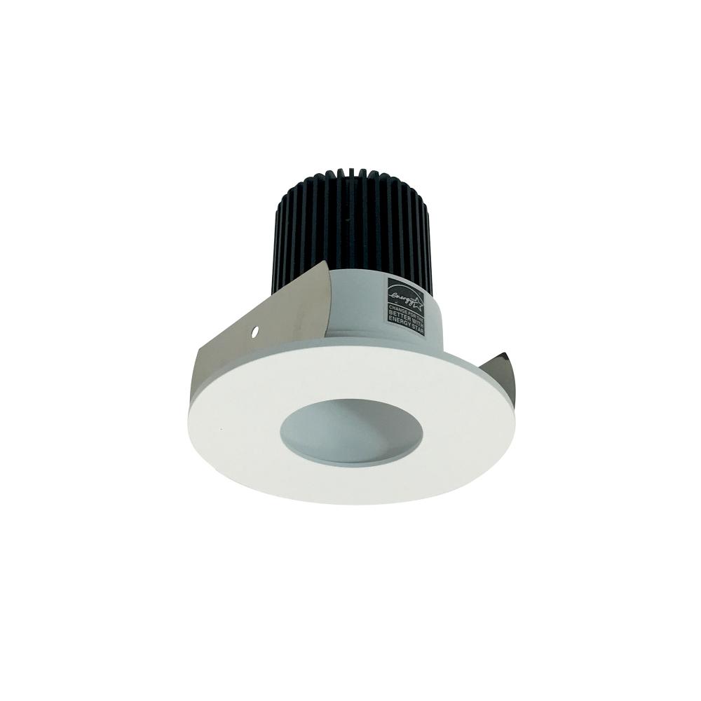 2" Iolite LED Round Adjustable Pinhole, 10-Degree Optic, 650lm / 12W, 3500K, Matte Powder White