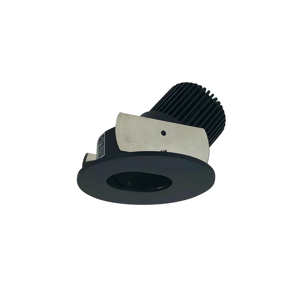 2" Iolite LED Round Adjustable Slot Aperture, 10-Degree Optic, 650lm / 12W, 4000K, Black Slot