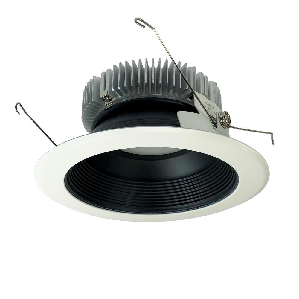 6" Cobalt Dedicated High Lumen Baffle, 2000lm, 4000K, Black Baffle / White Flange