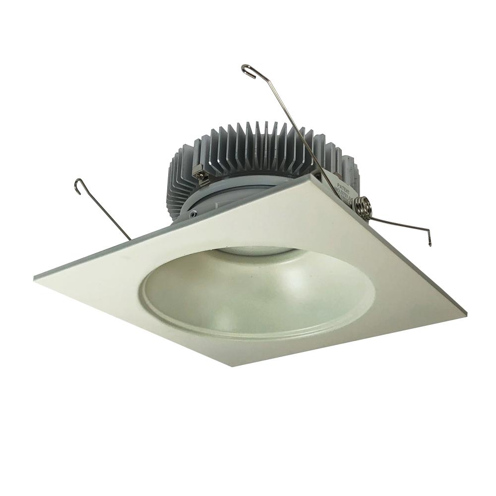 6" Cobalt Dedicated High Lumen Square/Round, 2000lm, 2700K, White Reflector / White Flange