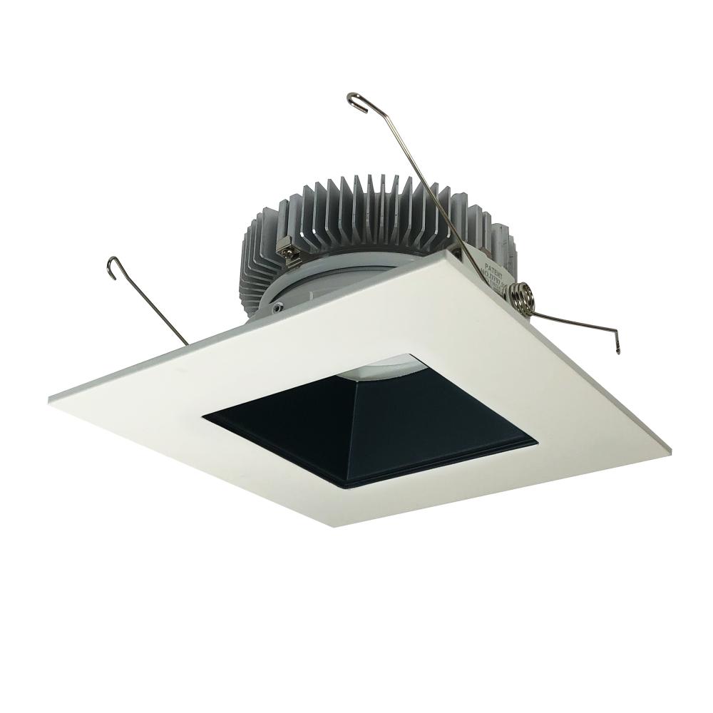 6" Cobalt Dedicated High Lumen Square/Square, 2000lm, 3000K, Black Reflector / White Flange