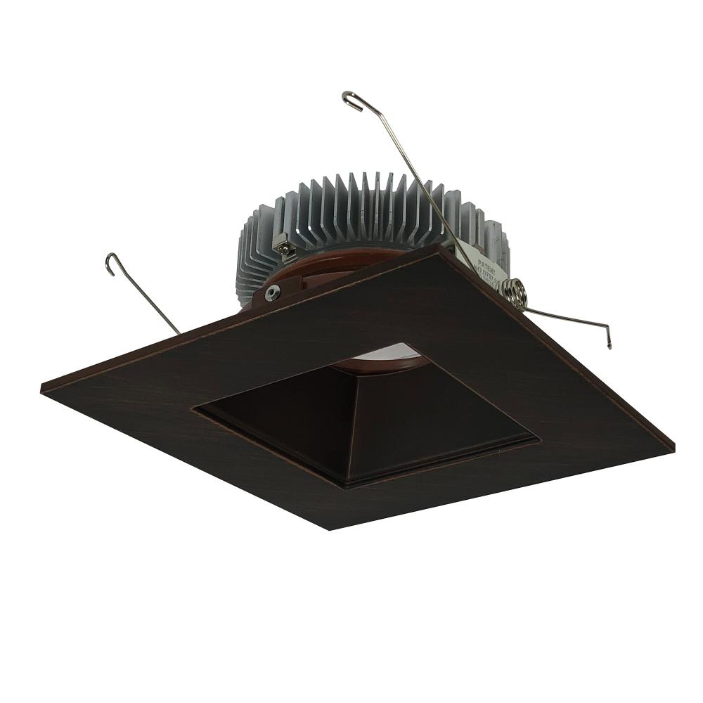 6" Cobalt Dedicated High Lumen Square/Square, 2000lm, 2700K, Bronze Reflector / Bronze Flange