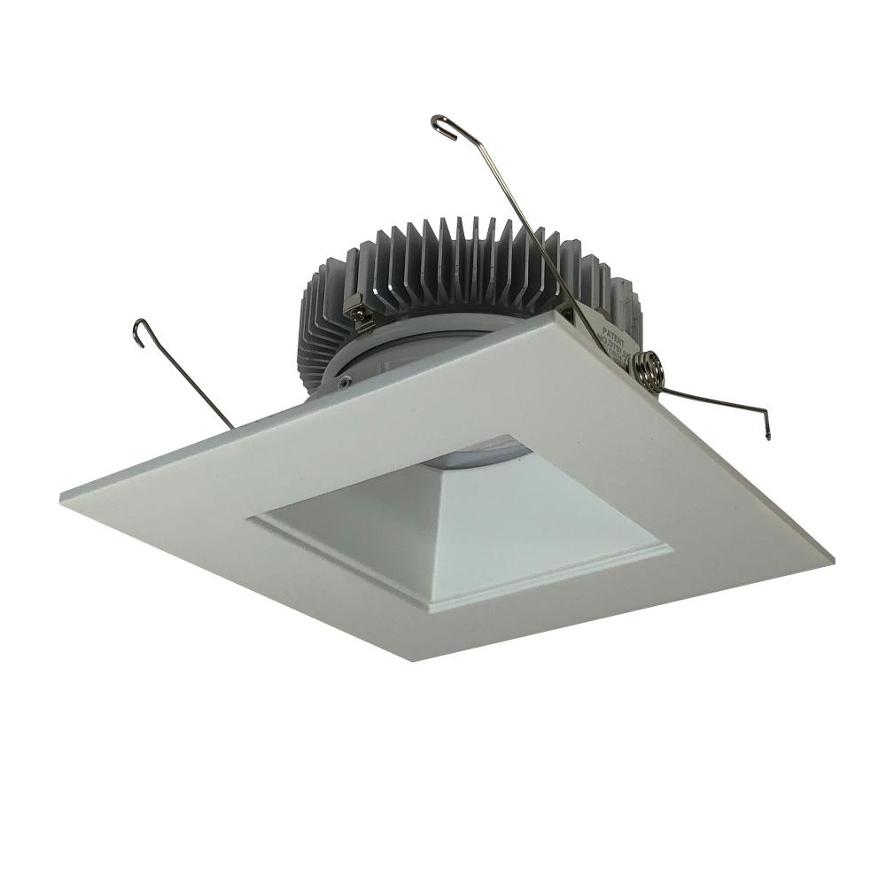 6" Cobalt Dedicated High Lumen Square/Square, 2000lm, 3500K, White Reflector / White Flange