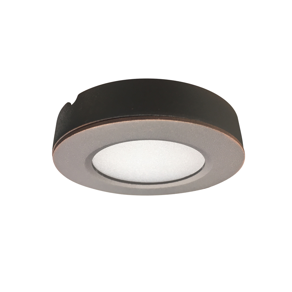 12V Josh LED Puck Light, 300lm / 4000K, Bronze Finish