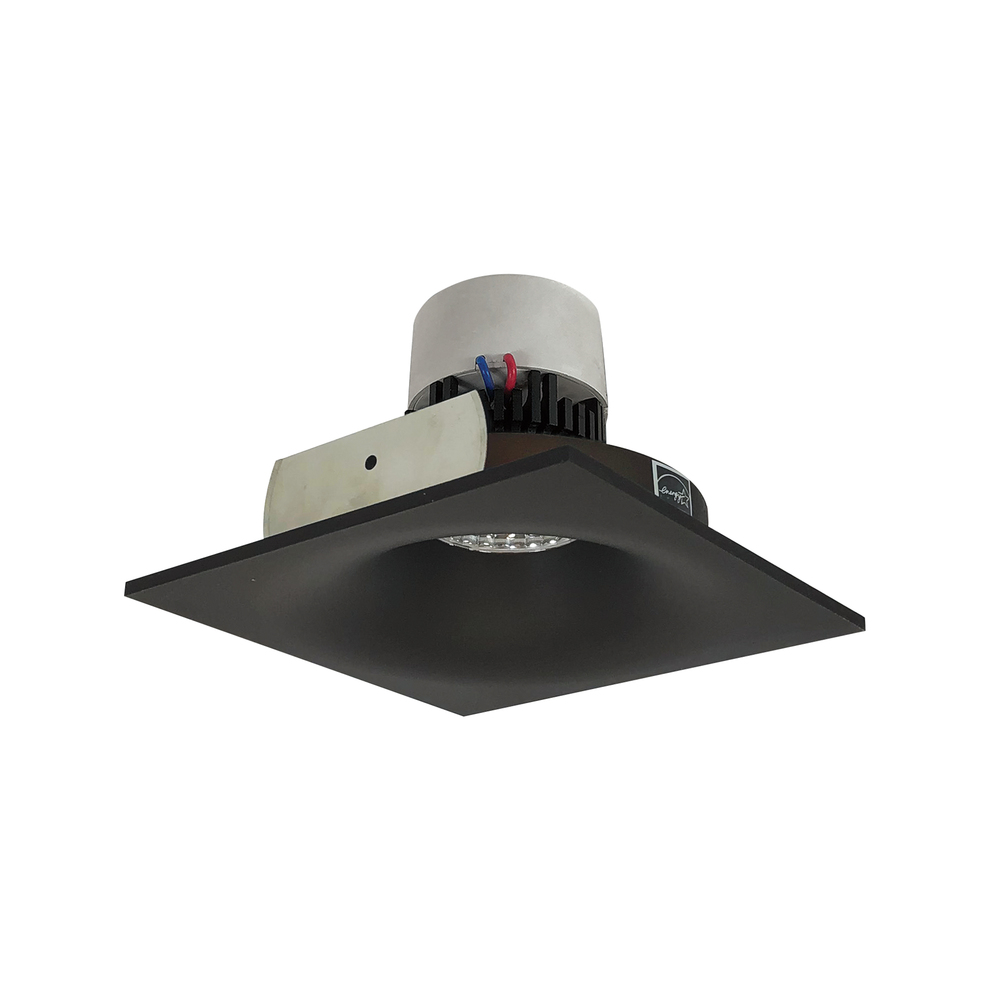 4" Pearl LED Square Bullnose Retrofit, 800lm / 12W, Comfort Dim, Bronze Finish