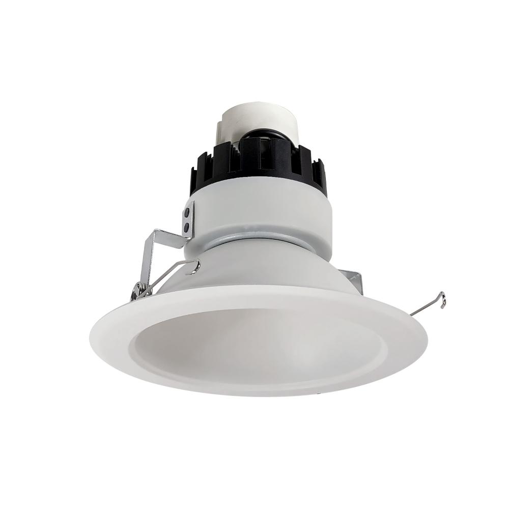 6" Marquise III Retrofit, Matte Powder White Reflector/Matte Powder White Flange, 120-277V;