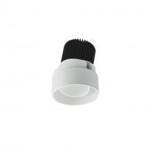 Nora NIO-2RTLA35QMPW - 2" Iolite LED Round Trimless Adjustable, 10-Degree Optic, 800lm / 12W, 3500K, Matte Powder White