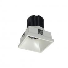 Nora NIO-4STLNDC40QWW - 4" Iolite LED Square Trimless Downlight, 10-Degree Optic, 850lm / 12W, 4000K, White Finish