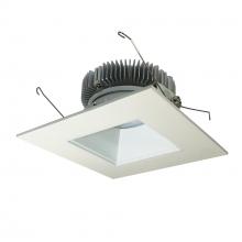 Nora NLCB2-65615CDMPW - 6" Cobalt Dedicated High Lumen Square/Square, 1500lm, Comfort Dim, Matte Powder White Reflector