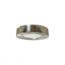 Nora NMP-LED27BN - 12V Josh LED Puck Light, 300lm / 2700K, Brushed Nickel Finish