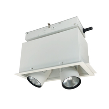 Nora NMRTLGPD-12D2L2040SW - Pull-Down LED Trimless 2-Head MLS, 30W / 2100lm per Head, Spot, 4000K, White, 277V 0-10V Dimming