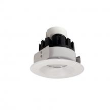 Nora NRMC3-41L127NWW - 4" Marquise III Retrofit, White Reflector/White Flange, 120-277V; 0-10V Dimming, 1300lm / 12W,