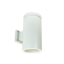 Nora NYLS3-6W1L235NP01WWW - 6" Sapphire III Wall Mount White Cylinder, Matte Powder White Reflector/Matte Powder White