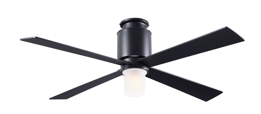 Lapa Flush Fan; Dark Bronze Finish; 50" Silver Blades; 17W LED; Fan Speed and Light Control (3-w