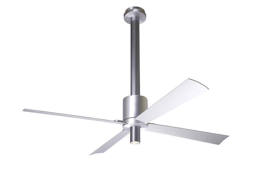 Pensi DC Fan; Aluminum/Anthracite Finish; 52" Aluminum Blades; 7W LED; Wall/Remote Combo Control