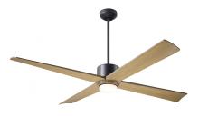 Modern Fan Co. NOU-DBBS-56-MP-271-WC - Nouveau DC Fan; Dark Bronze Finish w/ Brass; 56" Maple Blades; 17W LED; Wall Control