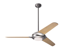 Modern Fan Co. FLO-MN-52-BB-372-002 - Flow Fan; Matte Nickel Finish; 52" Bamboo Blades; 20W LED; Fan Speed and Light Control (3-wire)