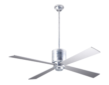 Modern Fan Co. LAP-GV-50-BK-NL-002 - Lapa Fan; Galvanized Finish; 50" Black Blades; No Light; Fan Speed and Light Control (3-wire)