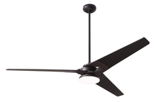 Modern Fan Co. TOR-DB-62-WW-272-002 - Torsion Fan; Dark Bronze Finish; 62" Whitewash Blades; 20W LED; Fan Speed and Light Control (3-w