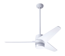 Modern Fan Co. VEL-GW-48-DK-NL-WC - Velo DC Fan; Gloss White Finish; 48" Dark Blades; No Light; Wall Control