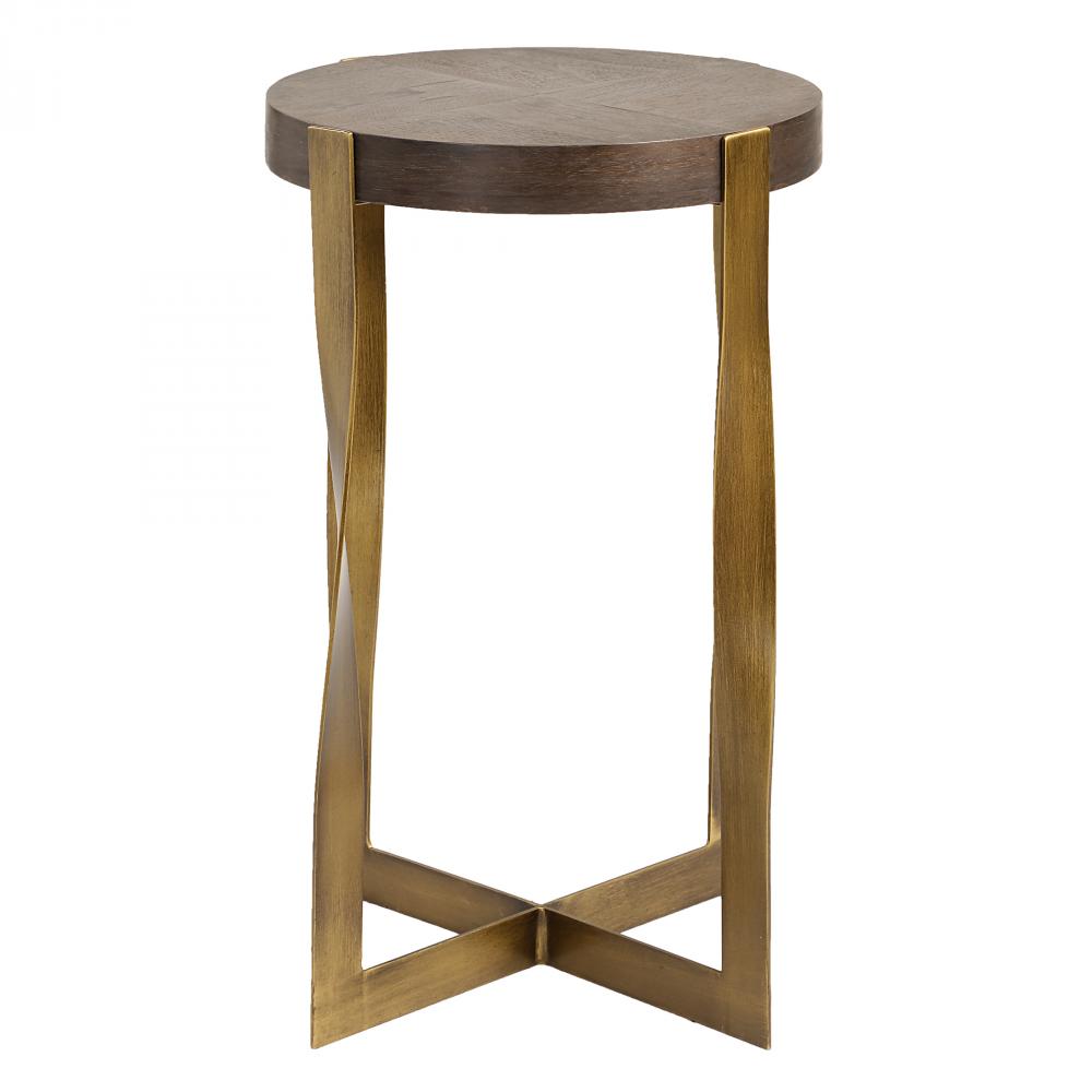 Uttermost Drew Brass Accent Table