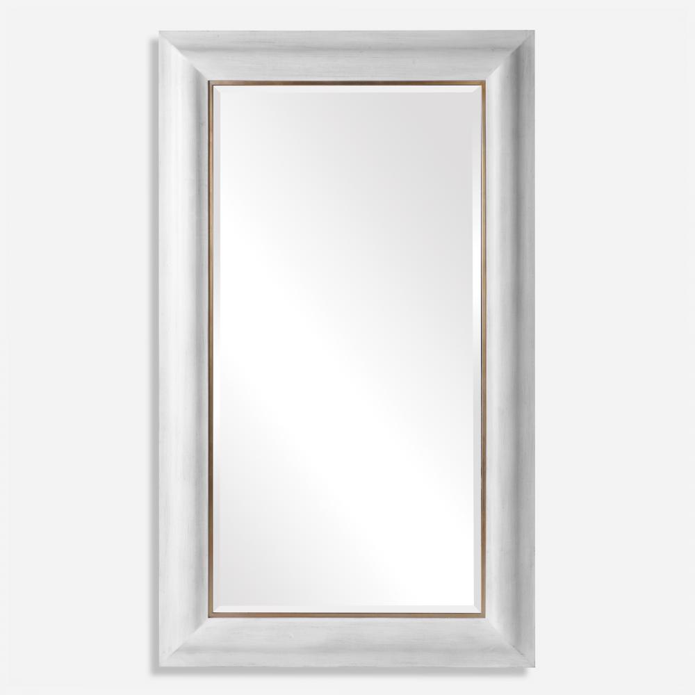 Uttermost Piper Large White Mirror