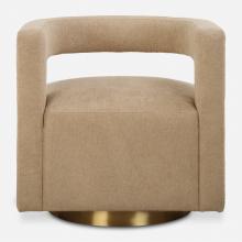 Uttermost 23850 - Uttermost Grounded Modern Swivel Chair