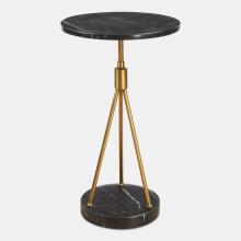 Uttermost 50066 - Uttermost Rosston Black Marble Accent Table