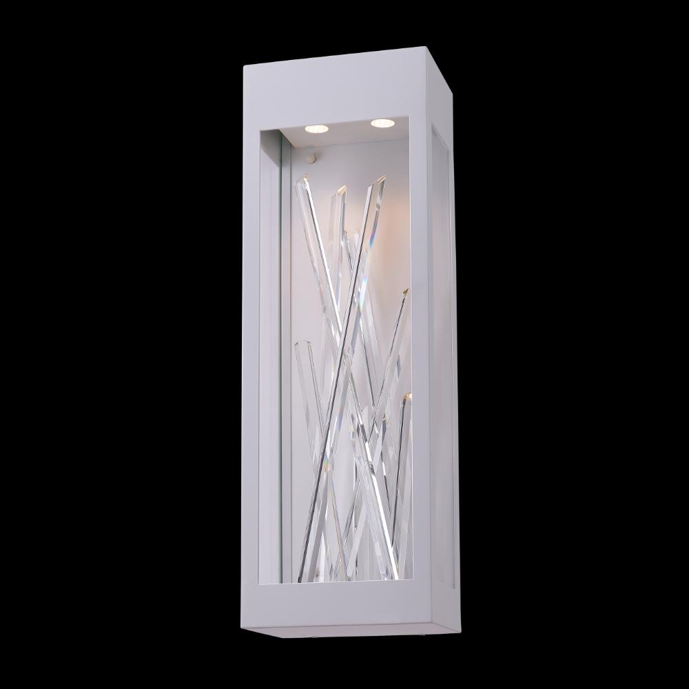 Arpione Esterno 24 in Black Fluorocarbon Outdoor Wall Sconce