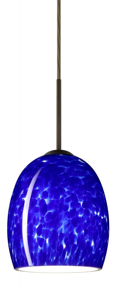 Besa Lucia LED Pendant Blue Cloud Bronze 1x9W LED