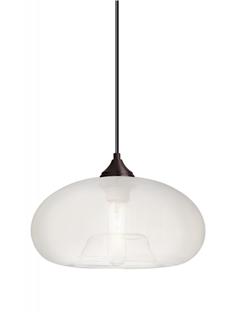 Besa Pendant Bana Bronze Frost 1x60W Medium Base