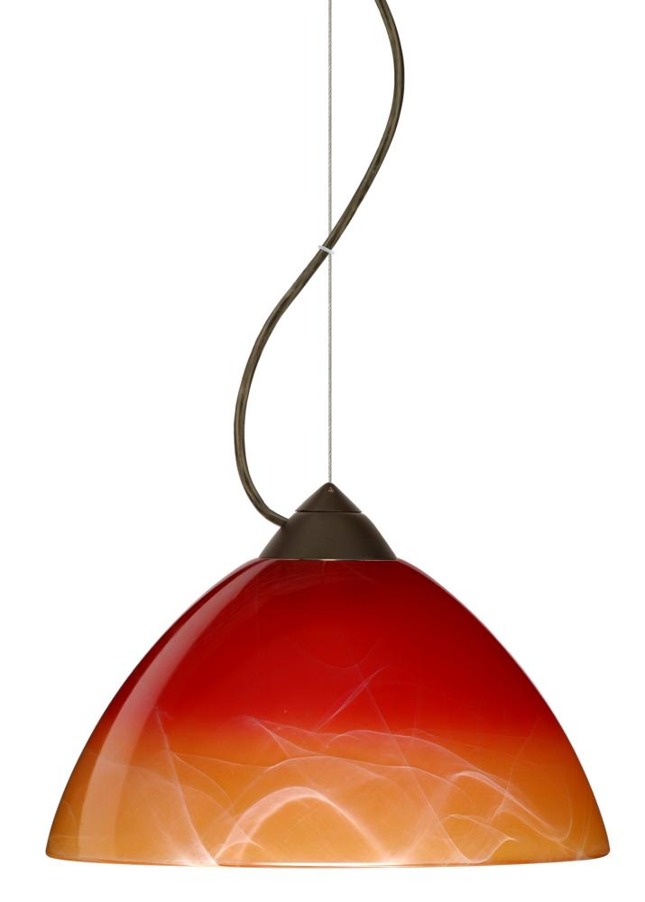 Besa Tessa Pendant Solare Bronze 1x75W Medium Base