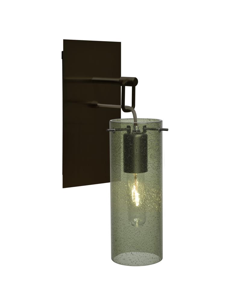 Besa Juni 10 Wall Pendant, Moss Bubble, Bronze Finish, 1x60W Medium Base