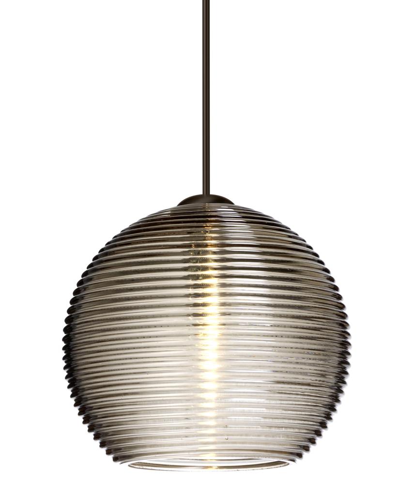 Besa Pendant Kristall 6 Bronze Smoke 1x35W Halogen