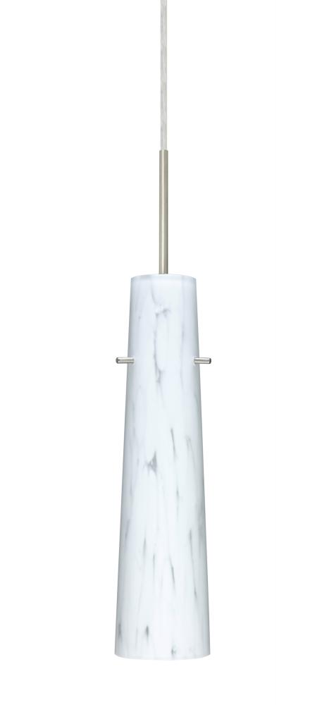 Besa Camino Pendant For Multiport Canopy Satin Nickel Carrera 1x40W Halogen